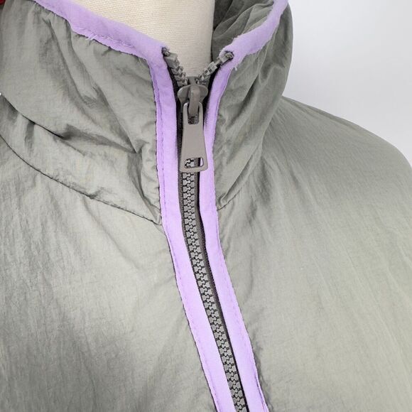 Zara Women’s Tan Beige‎ Fleece Sherpa Sage Green Zip Jacket X Small Rare - Picture 8 of 10